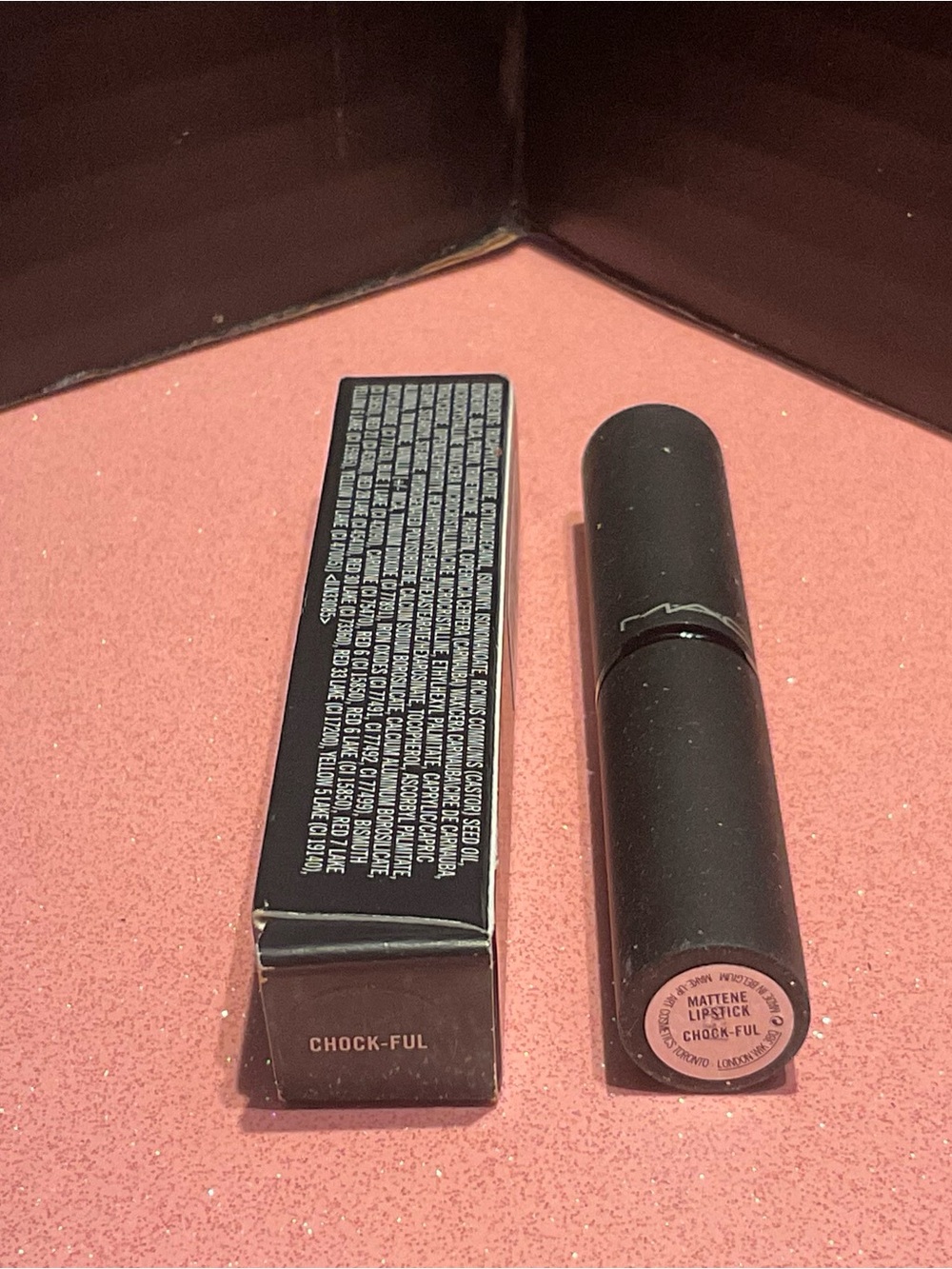 MAC Mattene Lipstick in CHOCK-FUL- Rare - Picture 6 of 7